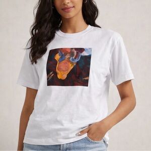 Disney x Coach Alice in Wonderland Graphic Tee White XS